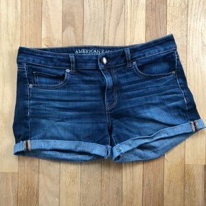 Dark Wash Jean Shorts